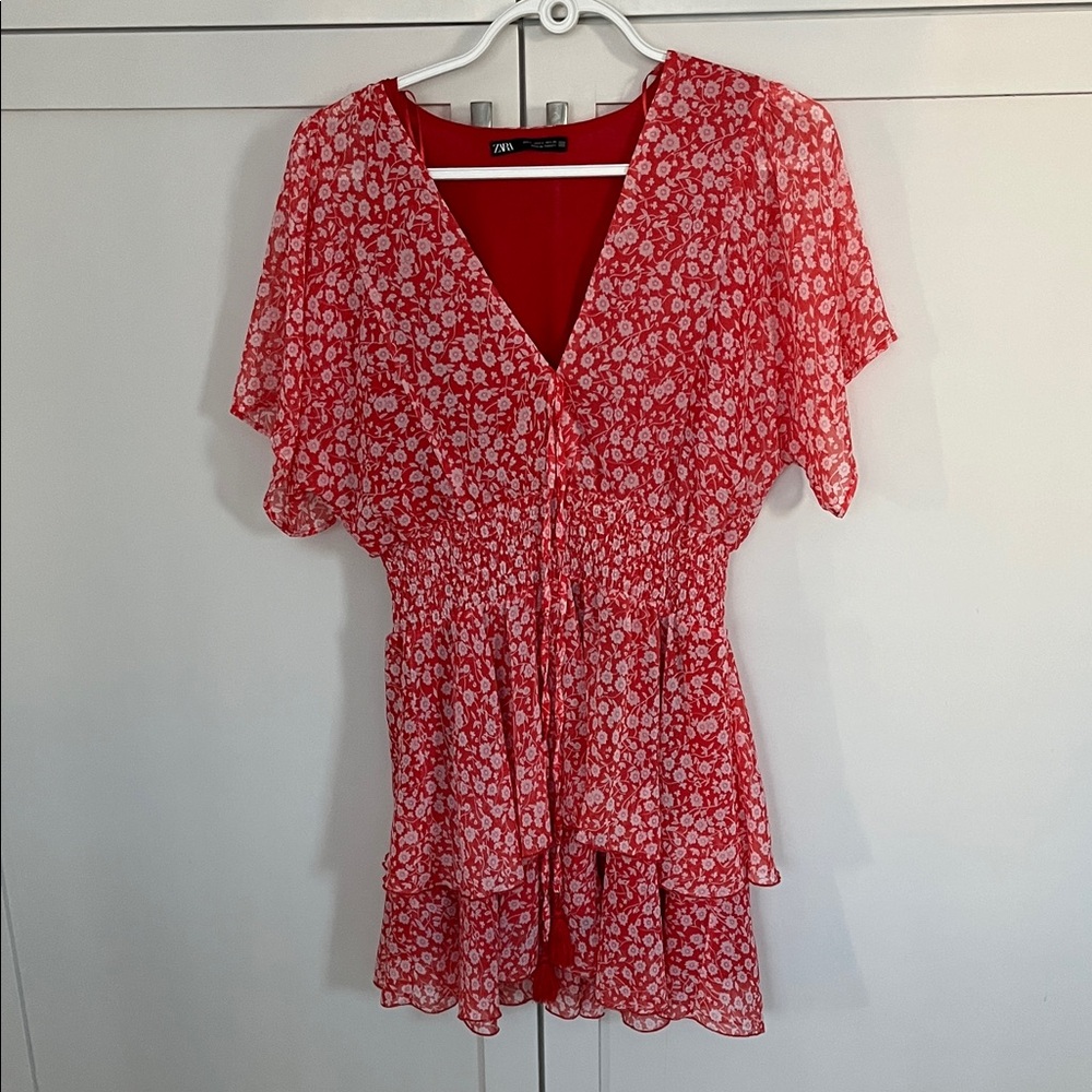 Zara Floral Patterned Dress
